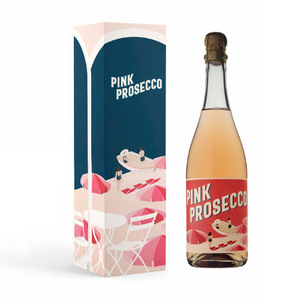 Pink Prosecco in a Gift Box-Wine-Gruppetto Vino